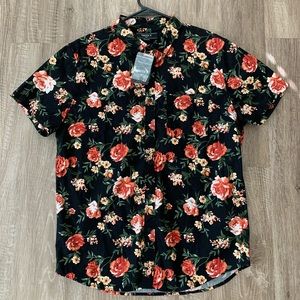 NWT F21 Floral Button Down Shirt